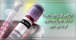 خواندن آزمایش خون با کمک علائم اختصاری آزمایش خون