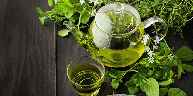 درمان با چای سبز